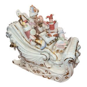 Lenox Platinum Classics Holiday Traditions Sleigh Toys Ceramic Christmas